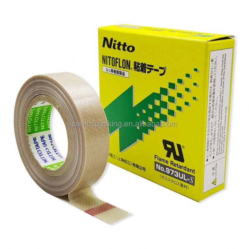 Nitto 973UL Nitto 903 PTFE ταινία ταινίας ινών γυαλιού ταινία ταινίας για σφραγίδα Nitto ταινία 0,13mm × 13mm × 10m 973UL-S