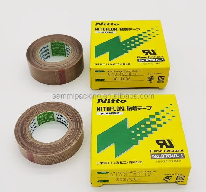 Nitto 973UL Nitto 903 PTFE ταινία ταινίας ινών γυαλιού ταινία ταινίας για σφραγίδα Nitto ταινία 0,13mm × 13mm × 10m 973UL-S