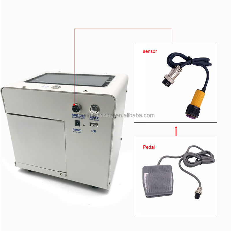 5 ιντσών στατικό έξυπνο Inkjet κωδικοποιητή Qr κώδικα Ημερομηνία λήξης Ετικέτα λογότυπο Inkjet εκτυπωτής