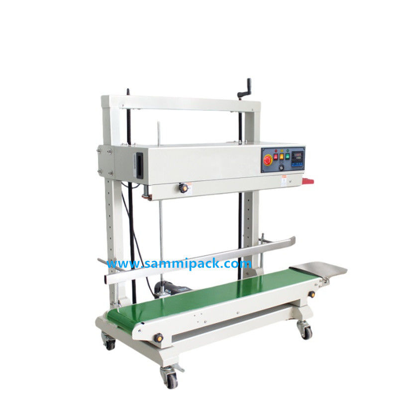 FRD-1200V Ηλεκτρική ημιαυτόματη θερμική συσκευή σφράγισης για συνεχείς κατακόρυφες πλαστικές σακούλες σφράγισης για ποτά