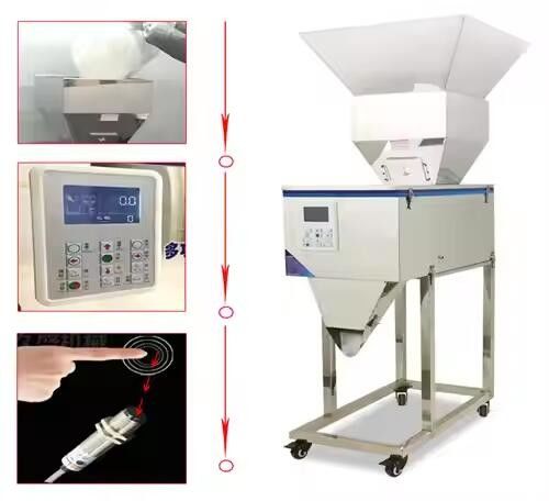 Αυτόματη μηχανή 100-2500G για μπαχαρικά / καφέ / απορρυπαντικό σκόνη για σακούλες σακούλες βαλίτσες σακούλες για νερό τσάι ποτό ρύζι