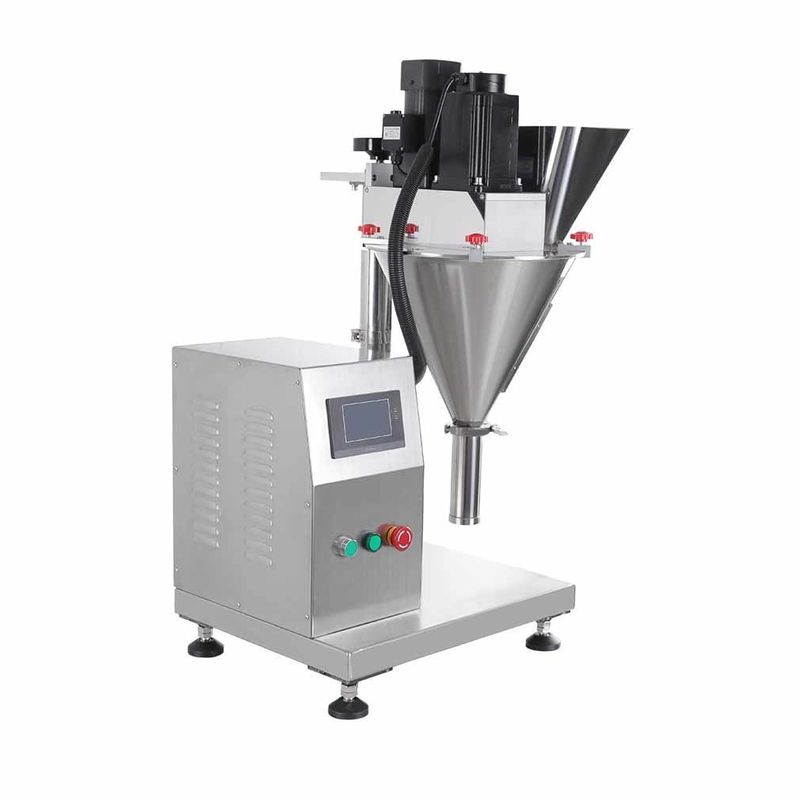 Ηλεκτρική Ημιαυτόματη Μηχανή Γεμίσματος Σκόνης για Μπουκάλια, Σάκους, Γάλα, Καλλυντικά, Ζύγιση, Δοσολογία, Γεμιστικό Κοχλία