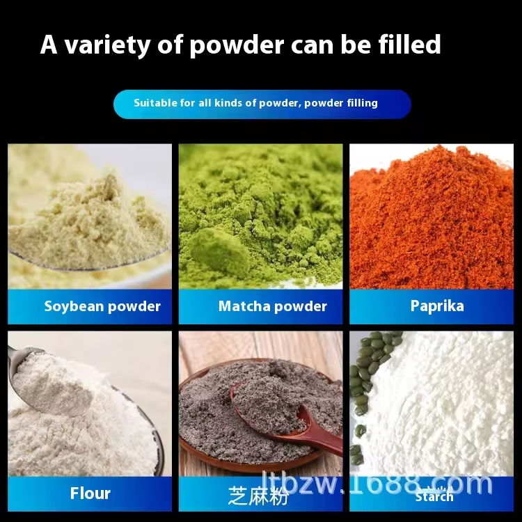 Υψηλής ακρίβειας ημιαυτόματη μηχανή πλήρωσης σκόνης για σκόνη, αλεύρι, μπαχαρικά, ζάχαρη, κόκκους για μπουκάλι