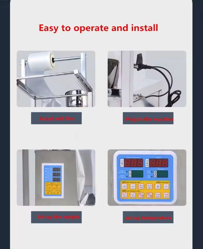 Πλήρως αυτόματη συσκευασία σνακ ποπκόρν χασίς τσιπς φιστίκια φιστίκια πολυλειτουργική συσκευασία