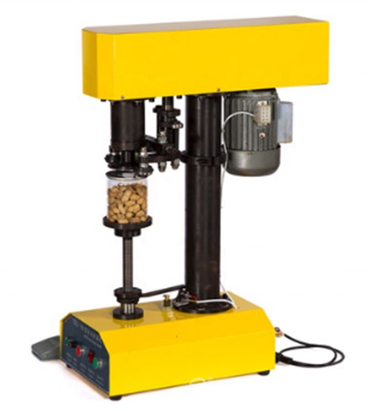 Ζεστές πωλήσεις TDFJ-160 κονσέρβες τροφίμων πλαστικό βάζο δοχείο αλουμινίου μπύρα κονσέρβες κονσέρβες καπάκι κονσέρβες μηχανή σφράγισης