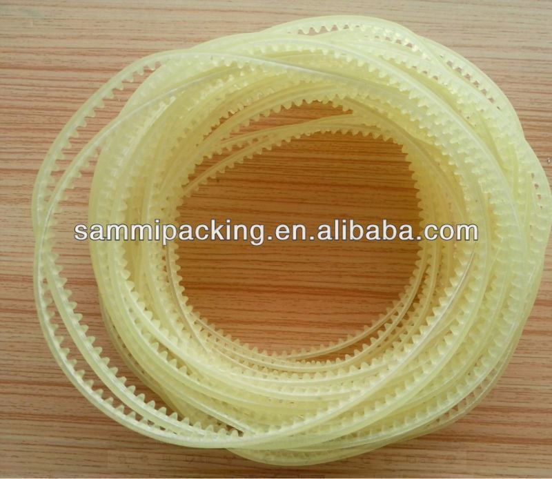 Ζώνη οδηγού μηχανής σφράγισης PU Seamless καλής ποιότητας / οδοντωτός ιμάντας / ιμάντας χρονισμού 410CM/420CM/428CM/630CM