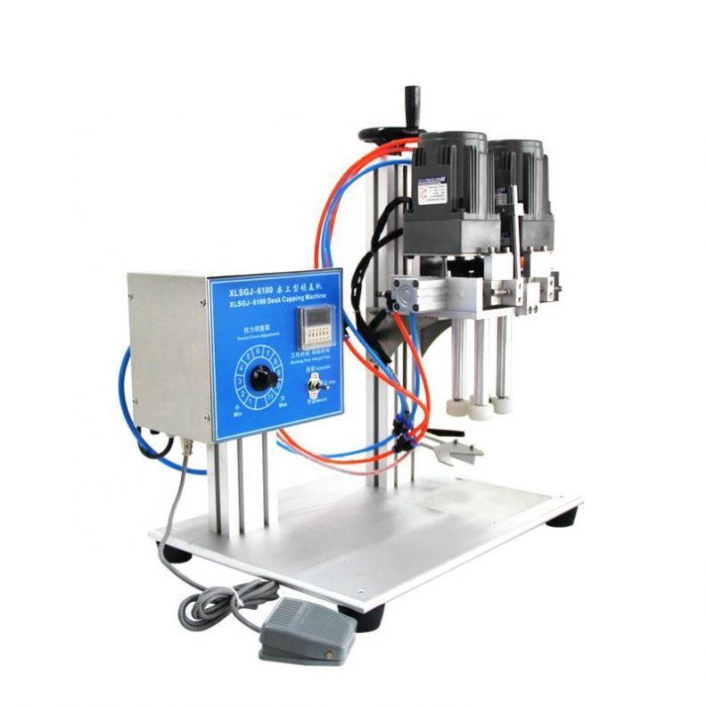 Μηχανή Σφράγισης Ψεκαστήρων, Ημιαυτόματη Μηχανή Σφράγισης Μπουκαλιών για Σαμπουάν, Αφρόλουτρα