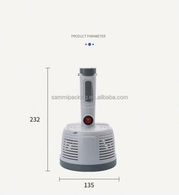 Νέος τύπος 20-100mm φορητός σφραγιστής επαγωγής Μηχανή σφράγισης χαρτιού αλουμινίου DGYF-400A