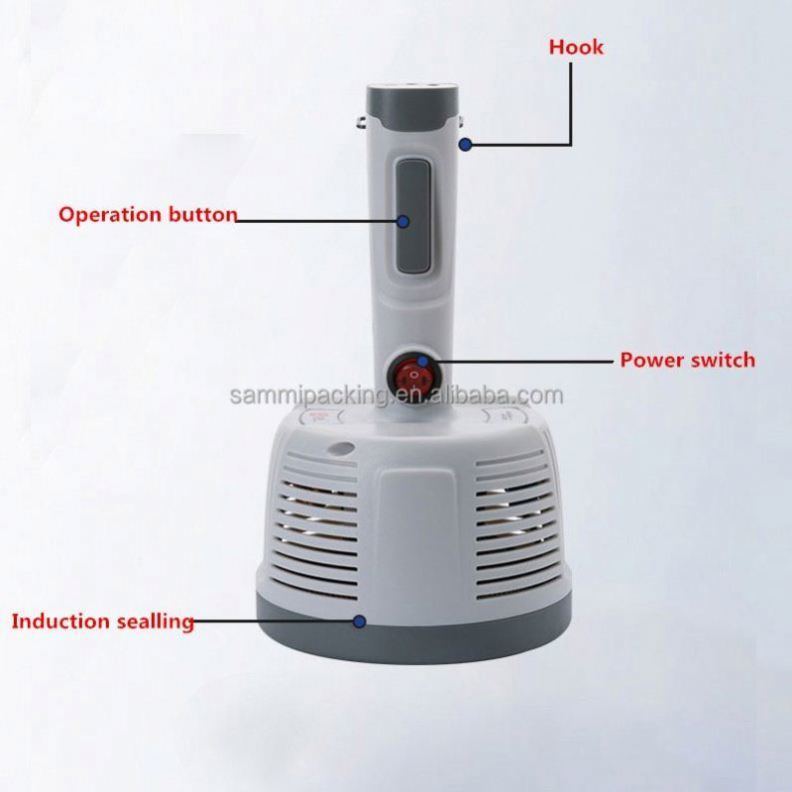 Νέος τύπος 20-100mm φορητός σφραγιστής επαγωγής Μηχανή σφράγισης χαρτιού αλουμινίου DGYF-400A