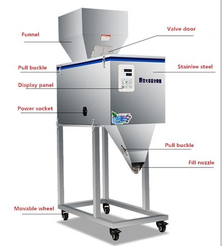 Μηχάνημα ζύγισης επαγγελματικού τύπου χαμηλού κόστους για γέμισμα βαρελιών με σκόνη/σωματίδια/κόκκους & εξοπλισμό πλήρωσης σακουλών ζωοτροφών με αυτόματο ζυγιστή