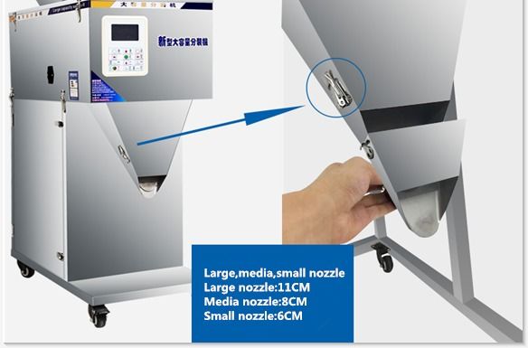 Ζεστή πώληση 2025 Μηχανή πλήρωσης σιτηρών Πολλαπλής χρήσης Μηχανή πλήρωσης ζύγισης σκόνης Αυτοματοποιημένο γεμιστήρα κλίμακας Εύκολη λειτουργία