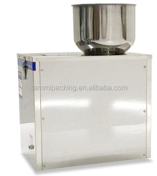 Ημιαυτόματη μηχανή πλήρωσης χαπιών αλατιού 2-200g με αποδοτικό κινητήρα για εφαρμογές κοκκώδους σκόνης χημικών ποτών