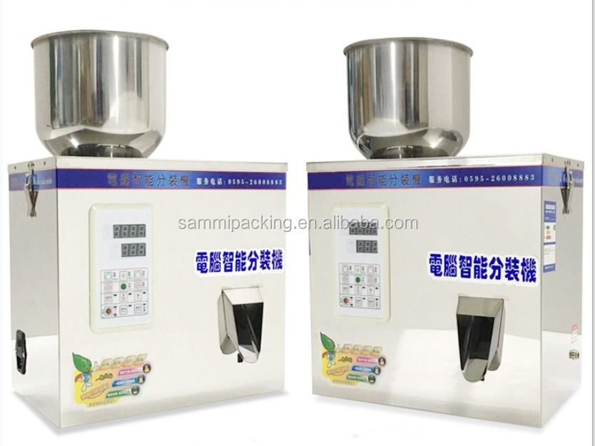 Ημιαυτόματη μηχανή πλήρωσης χαπιών αλατιού 2-200g με αποδοτικό κινητήρα για εφαρμογές κοκκώδους σκόνης χημικών ποτών