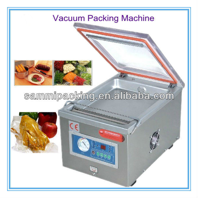 Καλύτερη τιμή Μηχανή σφράγισης κενού τροφίμων επιτραπέζιας επιφάνειας Σπίτι/Μαγαζί Χρησιμοποιούμενο εξοπλισμό συσκευασίας κενού για σιτηρά / βοδινό κρέας / θαλασσινά Εύκολο στη λειτουργία
