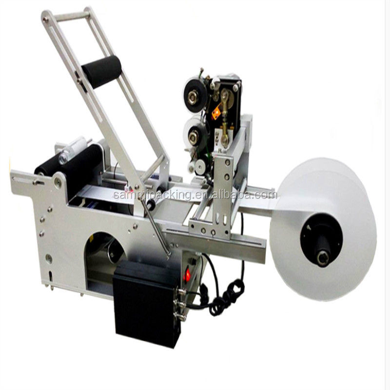 MT-50D 2 σε 1 Ημιαυτόματη Μηχανή Ετικετοποίησης Στρογγυλών Μπουκαλιών Χυμού με Μηχανή Εκτύπωσης Ημερομηνίας