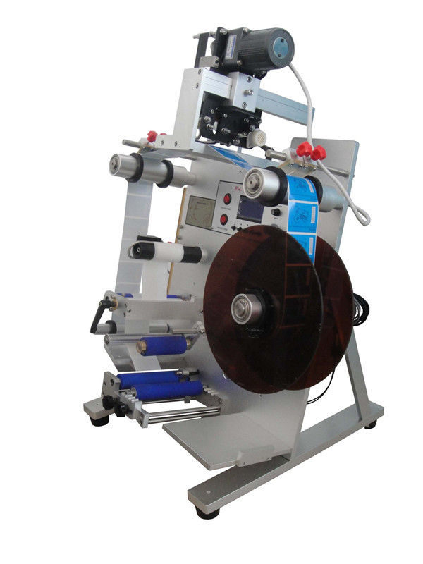 Αυτόματη Μηχανή Ετικετοποίησης Αυτοκόλλητων Κάθετης Τοποθέτησης για Μπουκάλια με Εκτυπωτή Ημερομηνίας