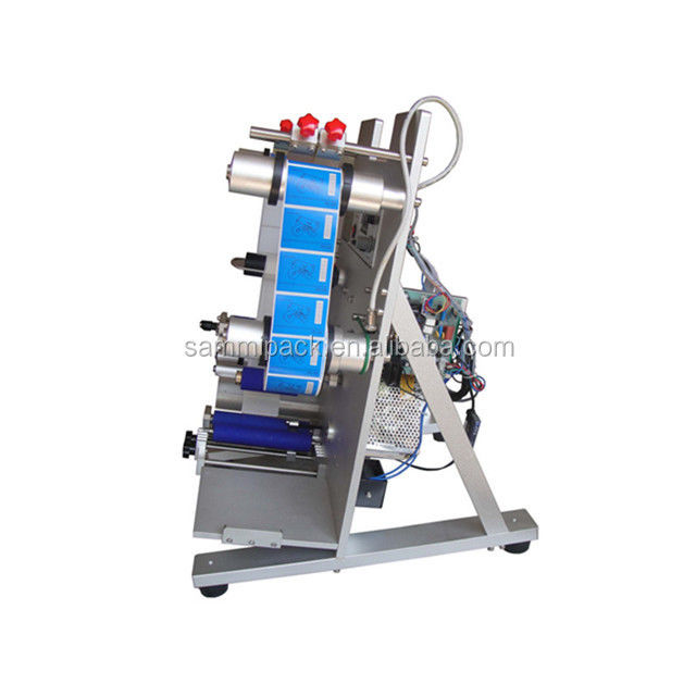 Ηλεκτρικό Μηχάνημα Ετικετοποίησης Στρογγυλών Φιαλών για Σταγόνες Αυτιών Μοναδικό Νέο Ημιαυτόματο με Κύριο Μοτέρ