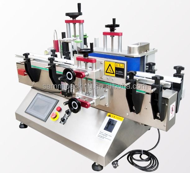 Φθηνή Τιμή Πλήρως Αυτόματη Μηχανή Ετικετοποίησης Υψηλής Ταχύτητας με Μεταφορέα Μηχανή Ετικετοποίησης Φιαλών SMTBJ-50 με CE