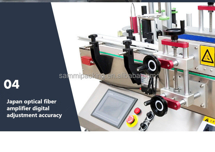 Φθηνή Τιμή Πλήρως Αυτόματη Μηχανή Ετικετοποίησης Υψηλής Ταχύτητας με Μεταφορέα Μηχανή Ετικετοποίησης Φιαλών SMTBJ-50 με CE