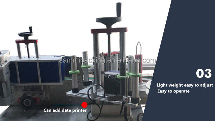 Φθηνή Τιμή Πλήρως Αυτόματη Μηχανή Ετικετοποίησης Υψηλής Ταχύτητας με Μεταφορέα Μηχανή Ετικετοποίησης Φιαλών SMTBJ-50 με CE