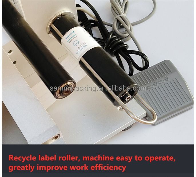 Μηχανή αυτοκόλλησης επαγγελματικών ετικετών χαμηλού κόστους για μικρές επιχειρήσεις - ημιαυτόματη συσκευή επισήμανσης για τετράγωνες φιάλες και επίπεδες επιφάνειες