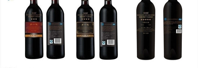 Υψηλής ακρίβειας διπλής όψης μηχανή επισήμανσης καλλυντικών μπουκαλιών κρασιού, προσάρτημα αυτοκόλλησης εμπρός και πίσω για στρογγυλή μπουκάλι