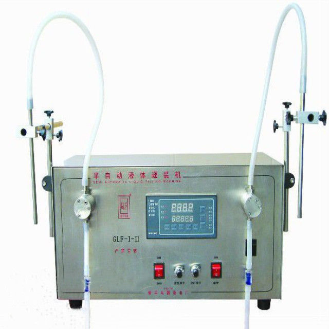 Μηχανή εμφιάλωσης ελαιολάδου GLF-I-II, μηχανή πλήρωσης υγρού διπλής κεφαλής, γεμιστήρα ελαίου (3-3000 ml)