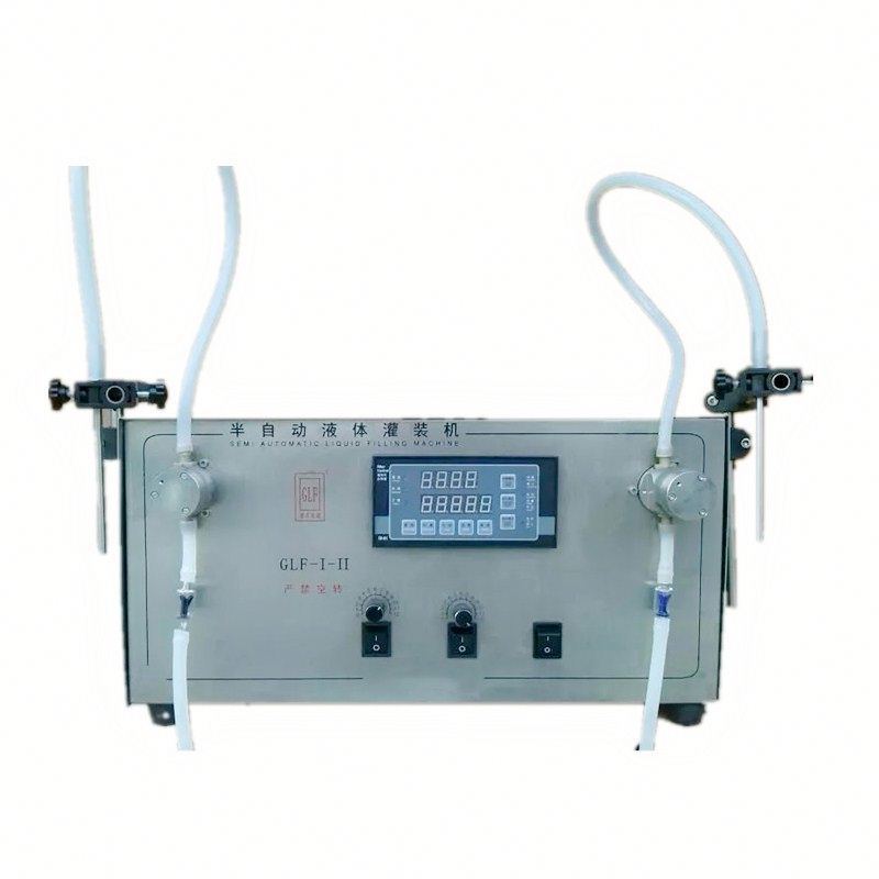 Μηχανή εμφιάλωσης ελαιολάδου GLF-I-II, μηχανή πλήρωσης υγρού διπλής κεφαλής, γεμιστήρα ελαίου (3-3000 ml)