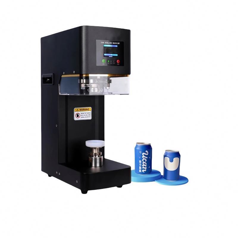 Factory Manufacturer Aluminum Tuna Can Sealing Machine  Beverage Soda Bubble Tea Beer Automatic Can Seamer Pet Can Sealer