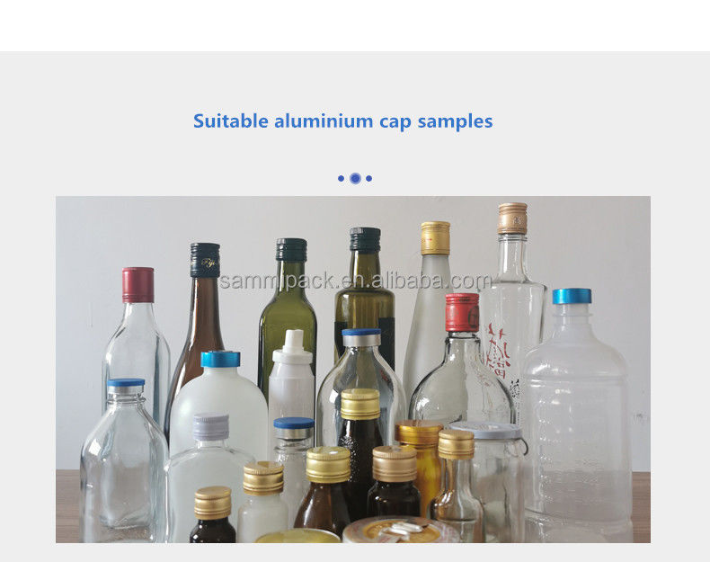 Εργοστασιακή Τιμή Ημιαυτόματη Μηχανή Σφράγισης Ropp για Βίδωμα Καπακιών Μπουκαλιών Ουίσκι Κρασιού, Μηχανή Σφράγισης για Μεταλλικά Καπάκια