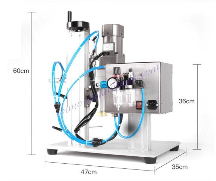 Ανθεκτικός βιομηχανικός πλαστικός σφραγίστης μπουκαλιών βίδα καπάκι βοτάνων βάμματος βάζο εξοπλισμός καπάκι καπάκι μηχανές