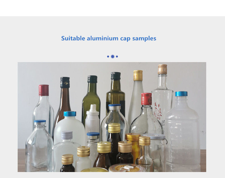 Φθηνή τιμή ROPP Αλουμίνιο κάλυμμα κρασί οινόπνευμα βότκα γυάλινο μπουκάλι καπάκι Crimping καπάκι μηχανή 1 έτος εγγύηση