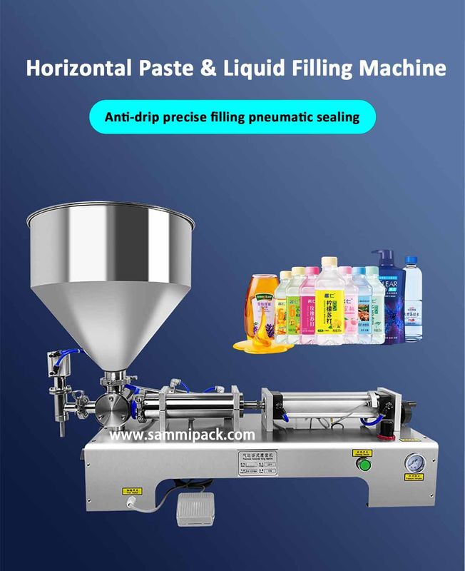 Μηχανή πλήρωσης καλλυντικών κρέμας λοσιόν ανάμειξης θέρμανσης πνευματικού τύπου για κρέμα σάλτσας μελιού