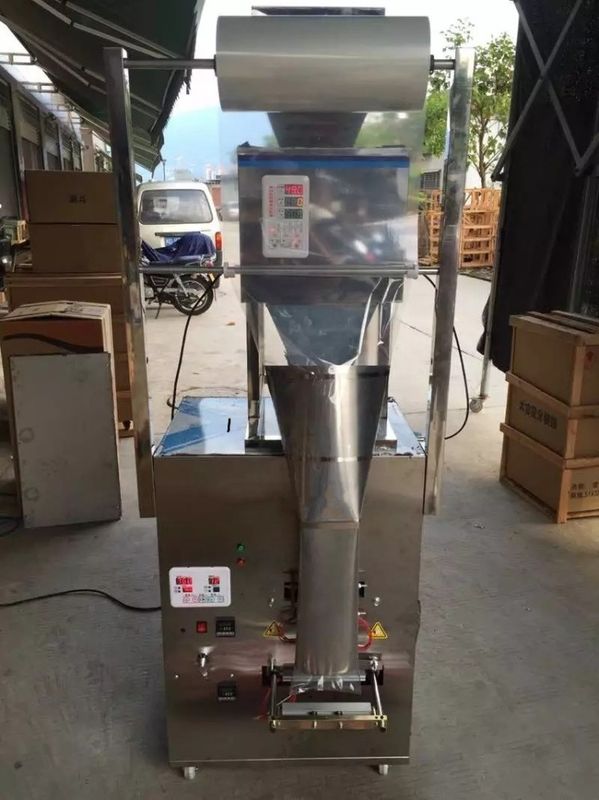 Μηχανή Συσκευασίας Κόκκων Σκόνης Αυτόματη 100-500g Ξηροί Καρποί Μπαχαρικά Τσίλι Σπόροι Σνακ Μηχανή Συσκευασίας Σακουλών με CE