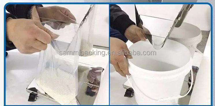 110V/220V αυτόματη μηχανή ζύγισης γεμίσματος σκόνης Τσάι σπόρος σπόρος δημητριακών καρύδας γεμιστήρας με μεγάλο hopper