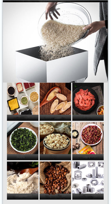 110V/220V αυτόματη μηχανή ζύγισης γεμίσματος σκόνης Τσάι σπόρος σπόρος δημητριακών καρύδας γεμιστήρας με μεγάλο hopper