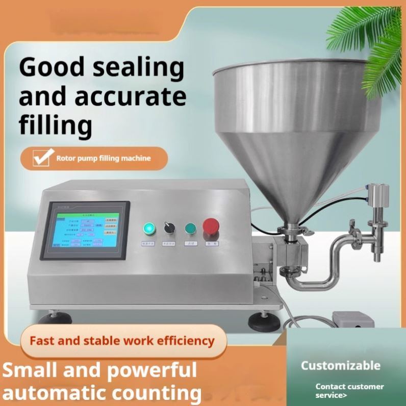 Ροταριακή τροφική μαρμελάδα πετρελαίου Ροτοριακή αντλία πλήρωσης λοβών Σοκολάτα γεμιστήρα Λοσό με φιστίκια Κοσμετική κρέμα πάστα γεμιστήρα