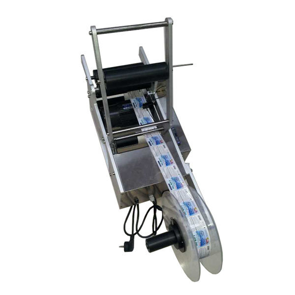 Εργοστάσιο Προμήθειας MT-50 Ημιαυτόματη Μηχανή Ετικετοποίησης Τσαγιού με Αυτοκόλλητα Στρογγυλών Φιαλών