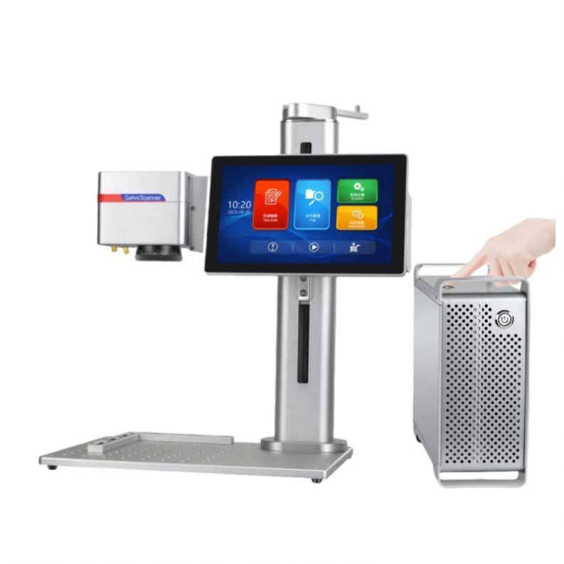 Χαράκτης λέιζερ Μηχανή χάραξης λέιζερ Γρήγορος μίνι εκτυπωτής σήματος Κόφτης Ξυλουργική Ξύλο Πλαστικό