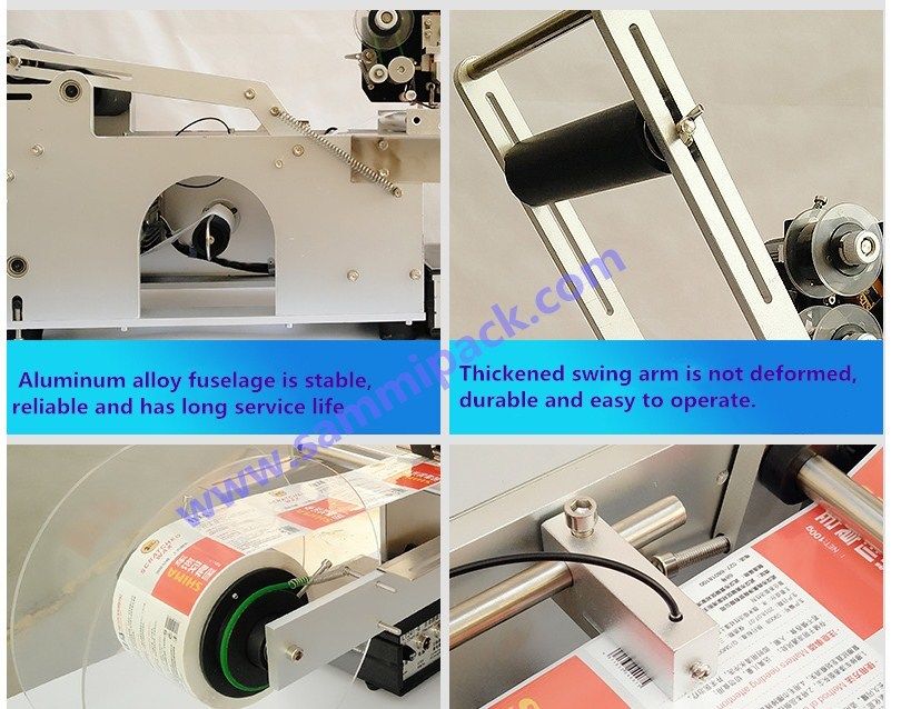 Μηχάνημα Ετικετοποίησης Στρογγυλών Φιαλών/Βάζων Ημιαυτόματο MT-50D Κορυφαίας Ποιότητας με Θερμικό Εκτυπωτή