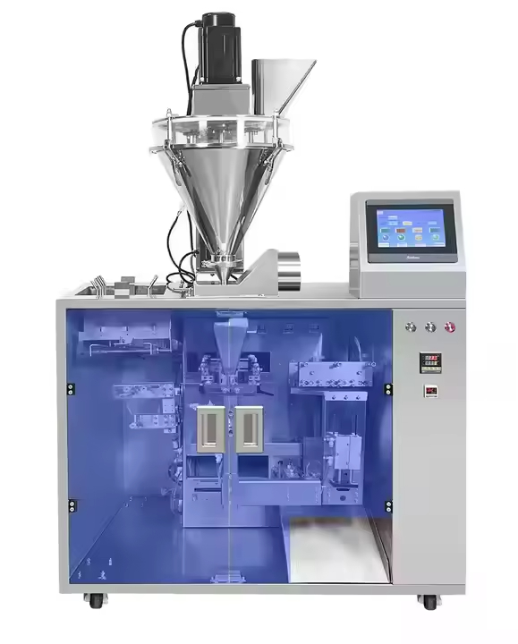 Automatic Vertical Bag Filling Sealing Machine for Nuts Sugar Coffee Grains Dry Fruits Premade Stand Pouch Packaging for Food