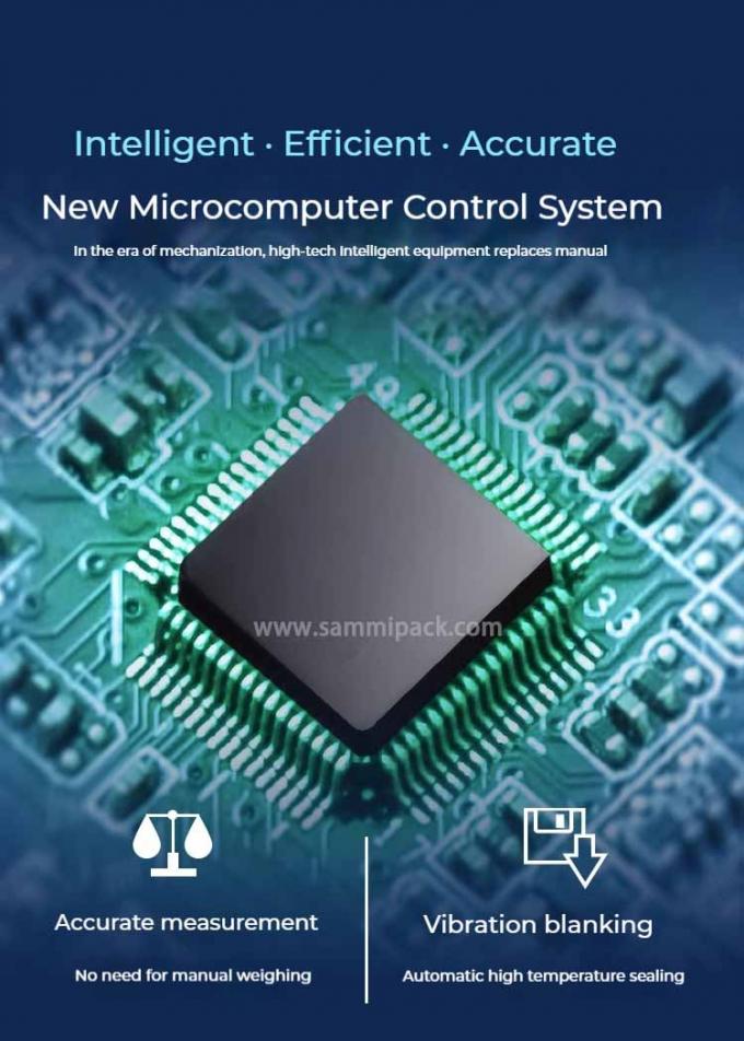 Πολυλειτουργική Μηχανή Συσκευασίας Ζάχαρης Διπλής Κεφαλής, Ζύγισης και Συσκευασίας Κόκκων Καφέ 500g 1000g 450*470*1750MM Εμπόρευμα 4