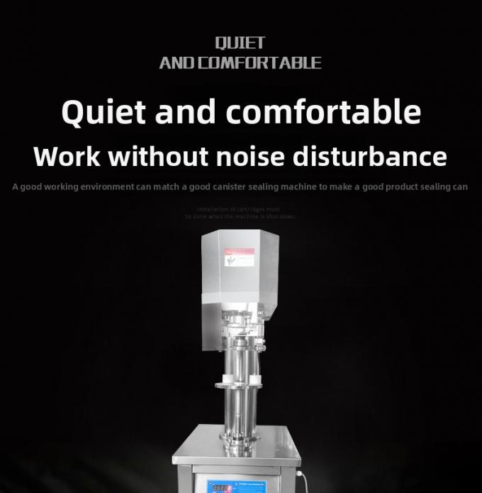 Σημικό σφραγιστή δοχείων τσιμέντου εμπορικό ημιαυτόματο μηχάνημα σφραγίσματος δοχείων για πλαστικά δοχεία αλουμινίου 5