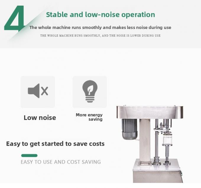 DFJ-160 Vertical Electric Sealing Machine for Stainless Steel Tinplate Easy-Open Cup Plastic and Metal Cans Tin Can Sealer 6