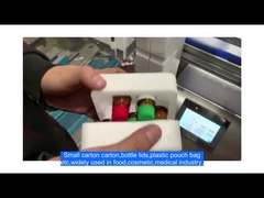 Μηχανή επισήμανσης μπουκαλιών επιφάνειας επιτραπέζιου επιπέδου Μηχανή αυτοματοποιημένης αυτοκόλλησης Μηχανή επισήμανσης τσάντας