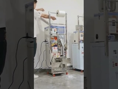 Ηλεκτρική αυτόματη συσκευαστή για τη συμπλήρωση με σκόνη καφέ σε μικρές σακούλες αλάτι