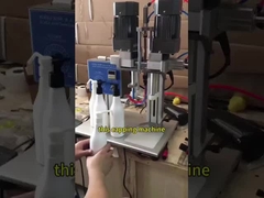 Ημιαυτόματη μηχανή κάλυψης μπουκαλιών ψεκασμού για πλαστική σκανδάλη ομίχλης