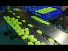 Αυτοματοποιημένη συσκευασία μαξιλαριών διπλής συχνότητας για μπισκότα, μπισκότα, mooncake